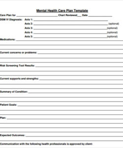 printable free 10 sample health plan templates in pdf  ms word mental health program evaluation template sample