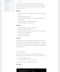 printable free documentation html template  docweb  behance final year project documentation template