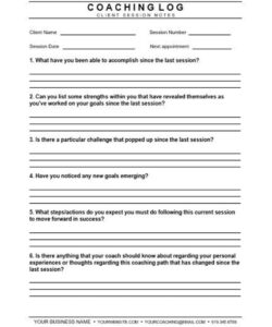 printable life coaching template life coaching evaluation form template example