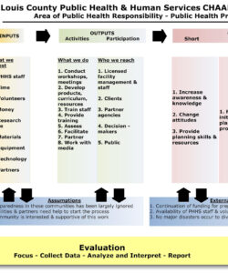 printable logic model  mn dept of health logic model program evaluation template pdf