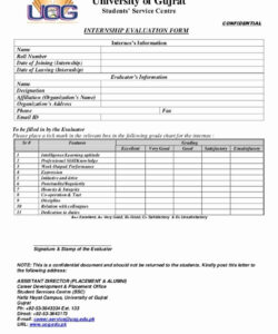 printable student performance evaluation form evaluation of student performance template