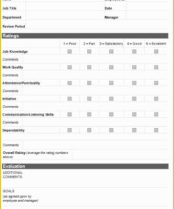 sample employee self evaluation template free of 16 sample employee self 30 day employee evaluation template word