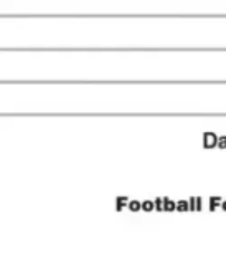 sample football player evaluation pdf form  formspal football player evaluation form template sample