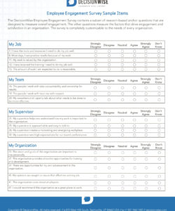 sample free 1 employee engagement survey forms in pdf new hire evaluation form template