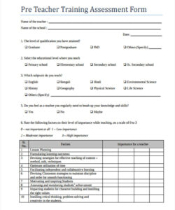 sample free 5 pre training assessment forms in pdf orientation and mobility evaluation template