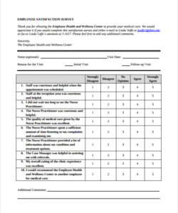 sample free employee survey template new hire evaluation form template example