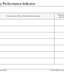 sample key performance indicator report template  williamsonga key performance indicators employee evaluation template