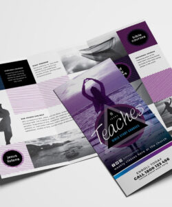 tri fold church brochure template word