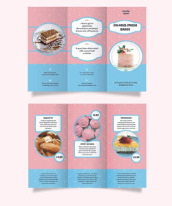 Cake Shop Brochure Template Excel