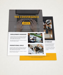 Custom Company Product Brochure Template Example