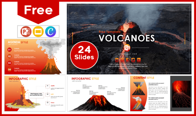 Custom Volcanic Eruption Brochure Template Example