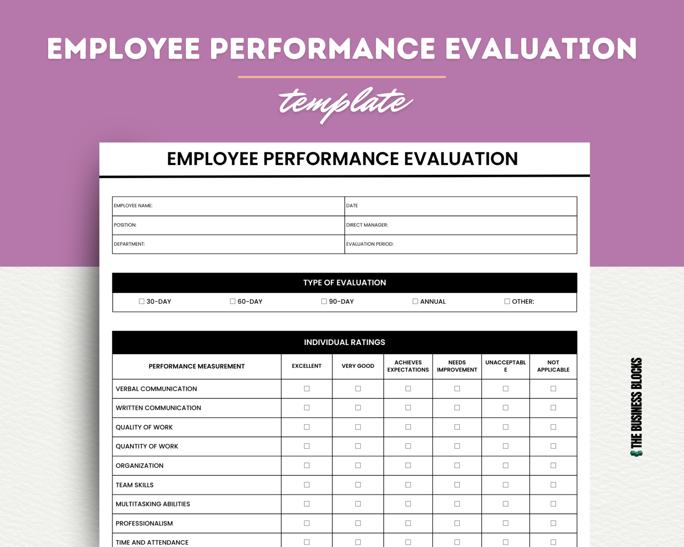 editable employee performance evaluation sample firefighter performance evaluation template excel