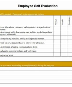 editable employee self assessment template elegant 16 sample employee self self evaluation performance review template