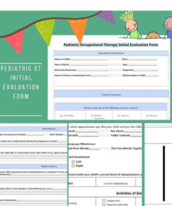 editable pediatric therapy initial occupational therapy evaluation  etsy physical therapy pediatric evaluation template word