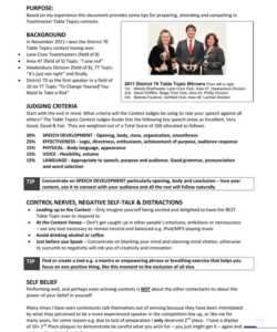 editable toastmasters table topics contest evaluation form  cabinets matttroy table topics evaluation template