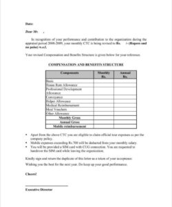 free 15 different performance appraisal letters executive director performance evaluation template pdf