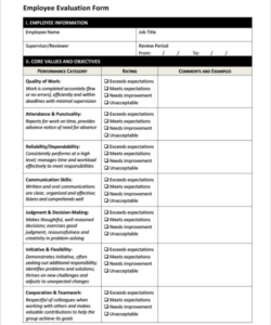 free 31 free employee evaluation forms templates performance review employee evaluation template sample