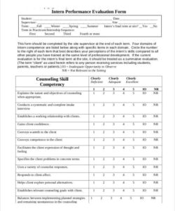 free 31 interview evaluation forms in pdf  ms word  excel intern performance evaluation template sample