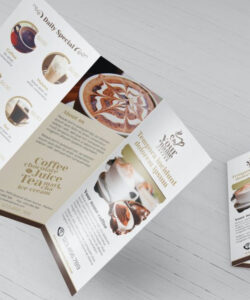 Free Custom Coffee Shop Brochure Template Example