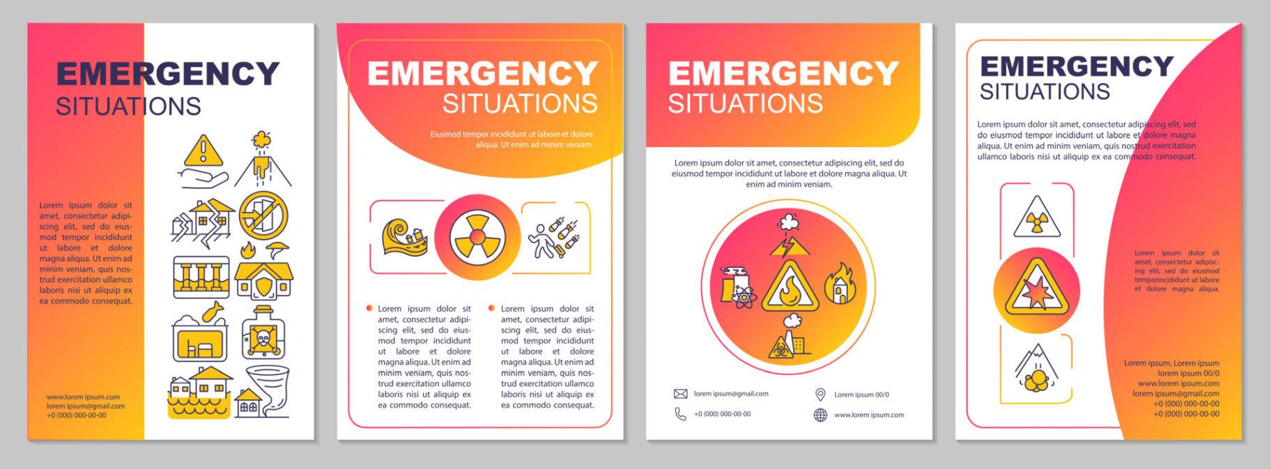 Free  Earthquake Preparedness Brochure Template Word