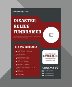 Free Editable Emergency Preparedness Brochure Template Pdf