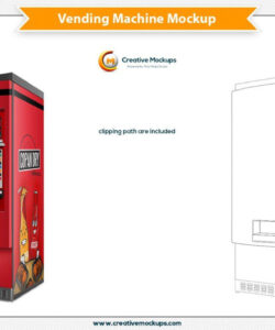 Free Editable Vending Machine Brochure Template