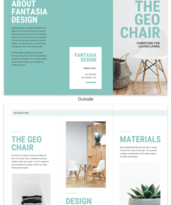 Free Printable Company Product Brochure Template Sample