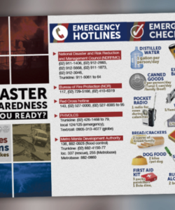 Free Printable Earthquake Preparedness Brochure Template Word