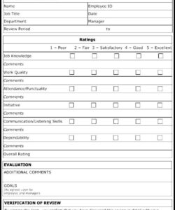 free printable employee evaluation forms firefighter performance evaluation template doc