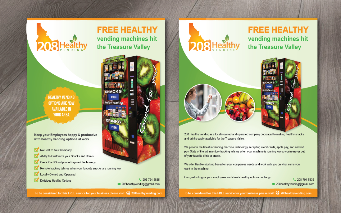 Free Printable Vending Machine Brochure Template Doc