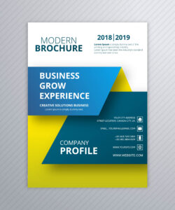 Free Sample Professional Business Brochure Template Word