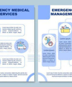 Printable Disaster Preparedness Brochure Template Pdf