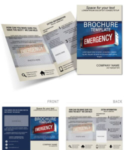 Printable Emergency Preparedness Brochure Template Pdf