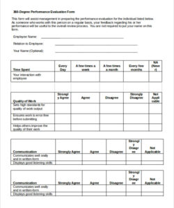 printable free 6 sample 360 evaluations in ms word  pdf nursing performance evaluation template pdf