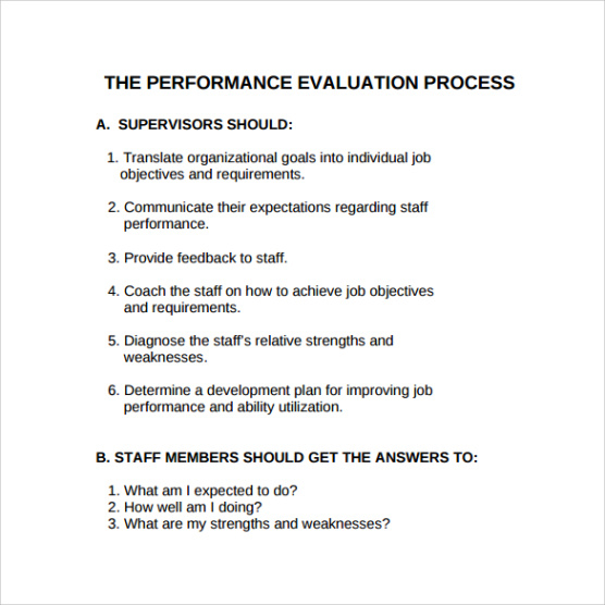 printable free 9 sample performance evaluation templates in pdf  ms word driver performance evaluation template pdf