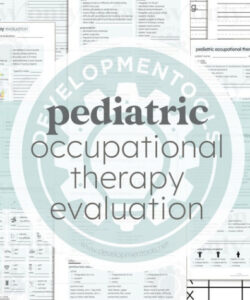 printable occupational therapy basic evaluation  etsy acute care occupational therapy evaluation template excel