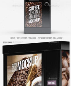 Printable Vending Machine Brochure Template