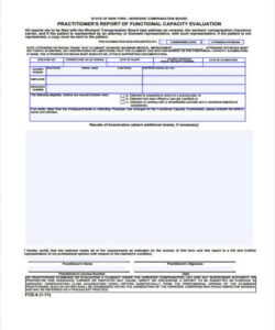 sample capacity evaluation template functional capacity evaluation template word