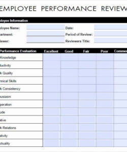 sample employee performance review template free beautiful free 9 sample consultant performance evaluation template pdf