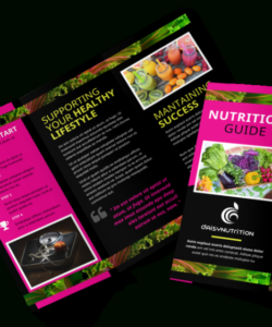 Sample Food Product Brochure Template