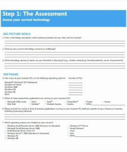 sample information technology risk assessment template best of technology assessment template design technology evaluation template sample