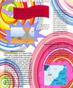 Volcanic Eruption Brochure Template Pdf